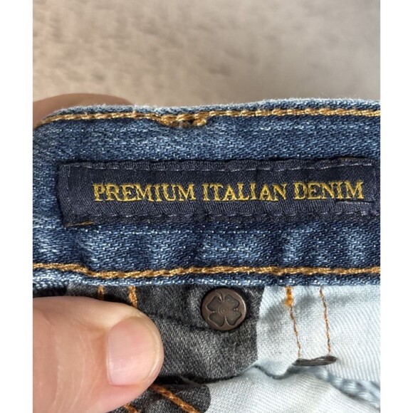 Lucky Brand Jeans Men’s Size 32x32 221 Original Straight Premium Italian Leather - Picture 10 of 16